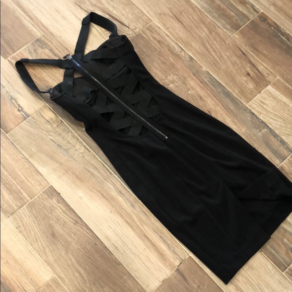 Black Strappy Dress - Picture 2 of 5